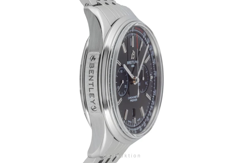 Breitling Premier chronograph steel automatic men's watch AB0118 LP: 9000EUR [2506139]