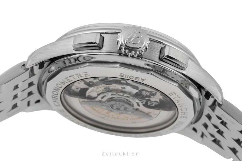 Breitling Premier chronograph steel automatic men's watch AB0118 LP: 9000EUR [2506139]