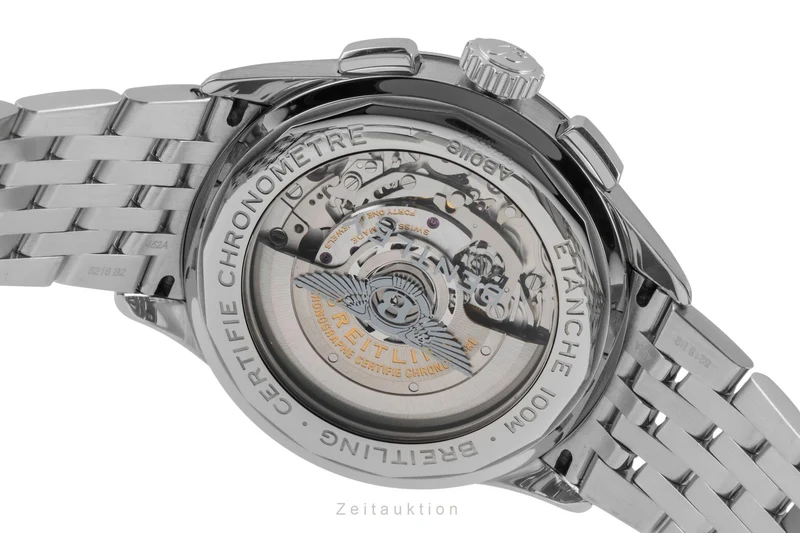 Breitling Premier chronograph steel automatic men's watch AB0118 LP: 9000EUR [2506139]