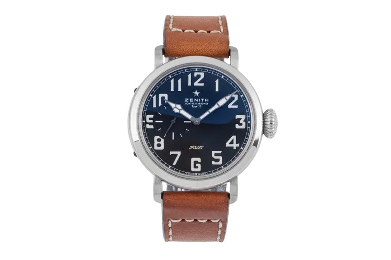 Zenith Pilot steel automatic men's watch 03.1930.681/21.C723 LP: 8300EUR [2506476]
