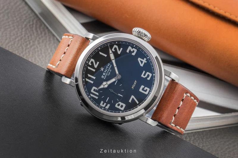 Zenith Pilot steel automatic men's watch 03.1930.681/21.C723 LP: 8300EUR [2506476]