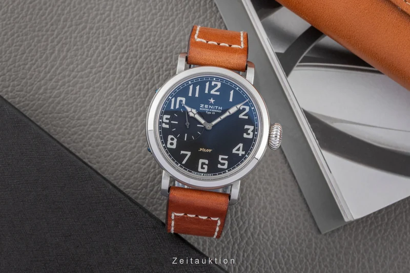 Zenith Pilot steel automatic men's watch 03.1930.681/21.C723 LP: 8300EUR [2506476]