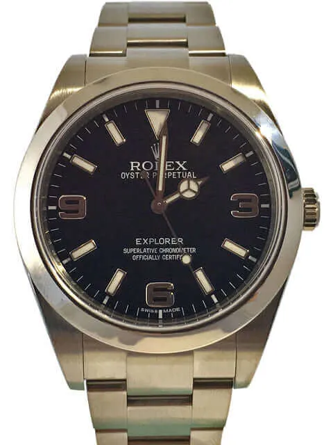 Rolex Explorer I Stahl 39 214270 LC100 aus 2012