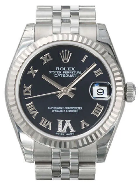 Rolex Oyster Datejust 31 178274 Purple DIA R Jubile-Band