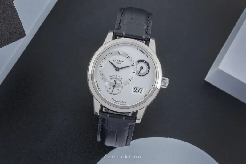 Glashütte PanoMaticReserve steel automatic men's watch 90-03-02-02-04 LP: 11400EUR [2504528]