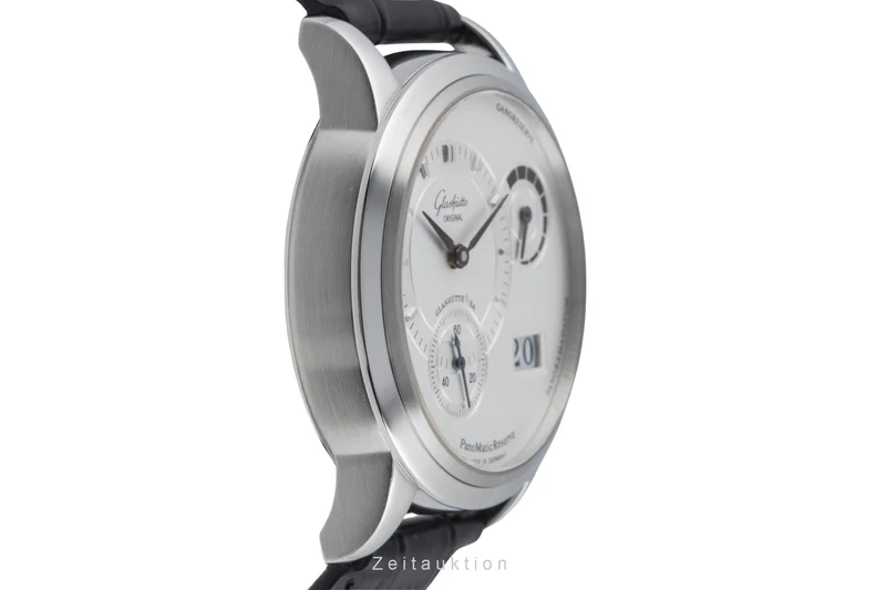 Glashütte PanoMaticReserve steel automatic men's watch 90-03-02-02-04 LP: 11400EUR [2504528]