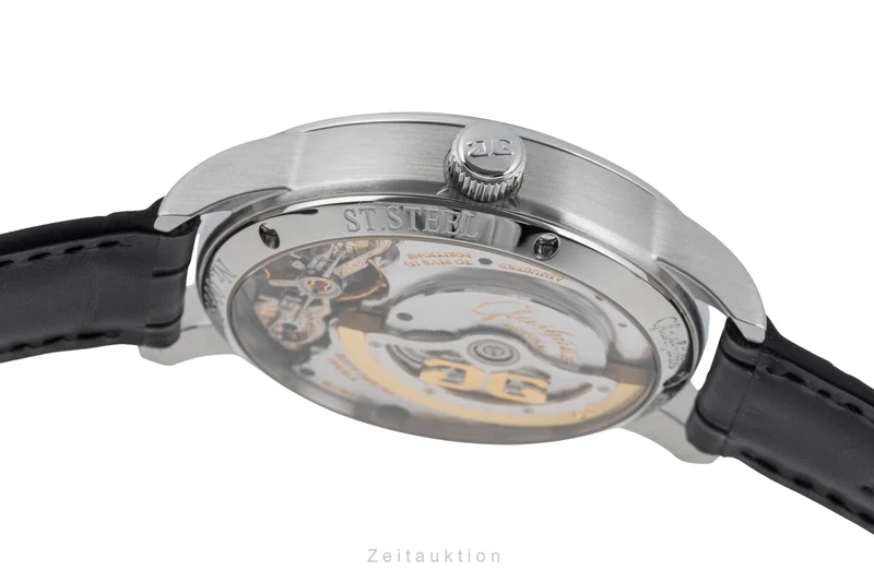 Glashütte PanoMaticReserve steel automatic men's watch 90-03-02-02-04 LP: 11400EUR [2504528]