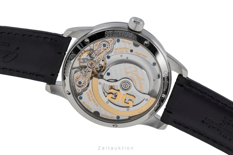 Glashütte PanoMaticReserve steel automatic men's watch 90-03-02-02-04 LP: 11400EUR [2504528]