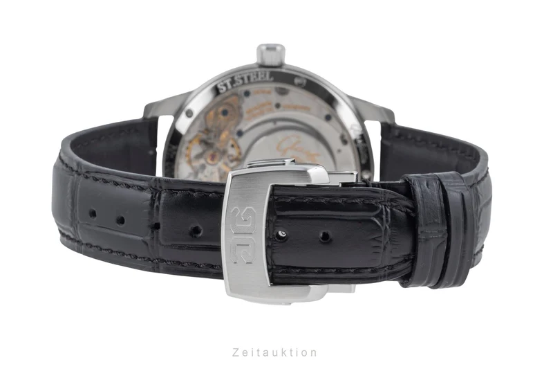 Glashütte PanoMaticReserve steel automatic men's watch 90-03-02-02-04 LP: 11400EUR [2504528]