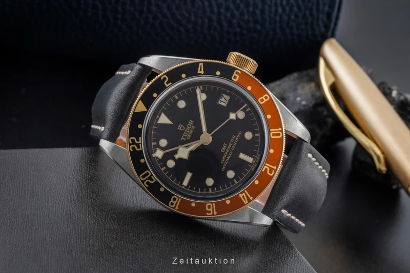 Tudor Black Bay steel / gold automatic men's watch 79833MN LP: 4840EUR [2506447]