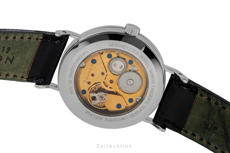 Nomos Tangente steel manual winding men's watch Tangente Super 30 Limited [2506089]