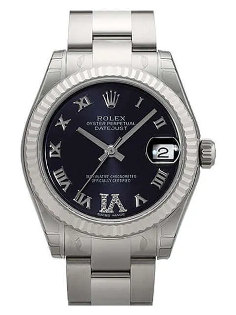 Rolex Oyster Datejust 31 178274 Purple DIA R