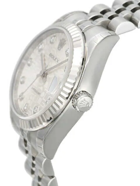 Rolex Oyster Datejust 31 178274 Silber J DIA Jubile-Band