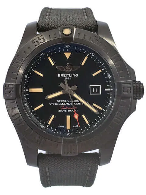 Breitling Avenger Blackbird 48 mm Military Band V1731010 aus 2014