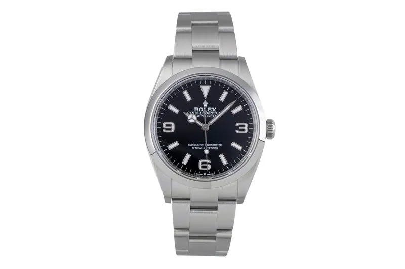 Rolex Explorer steel automatic men's watch 124270 [2505964]