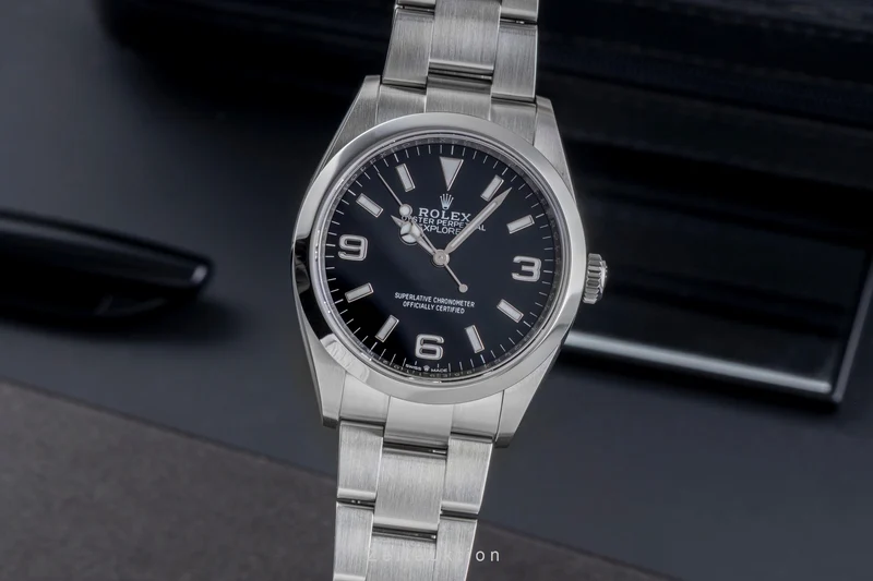 Rolex Explorer steel automatic men's watch 124270 [2505964]