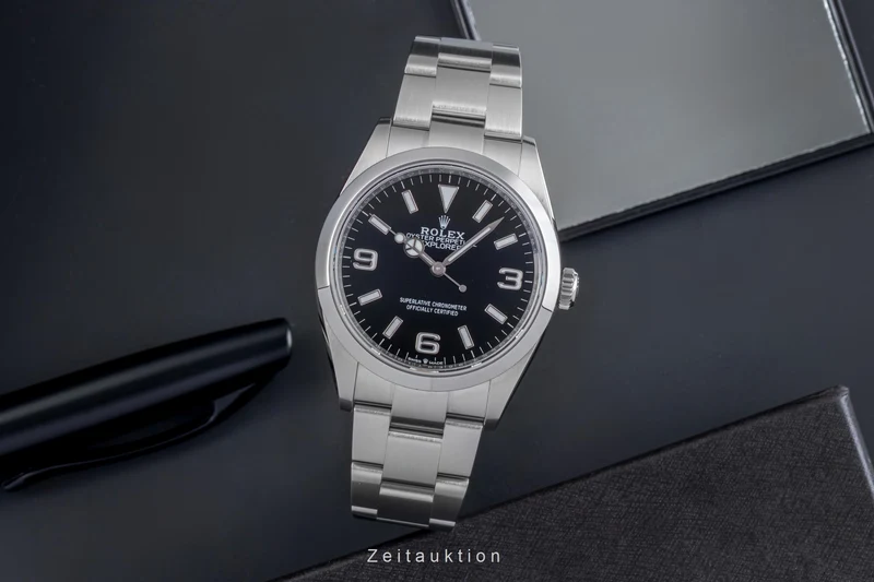 Rolex Explorer steel automatic men's watch 124270 [2505964]