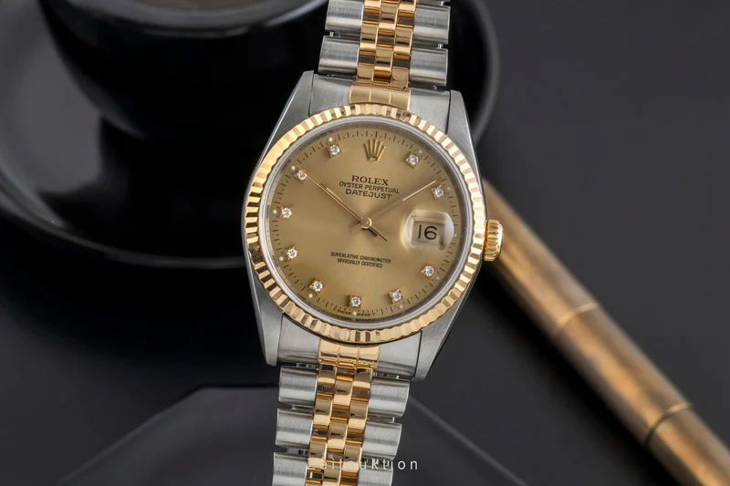 Rolex Datejust steel / gold automatic men's watch 16233 [2506583]