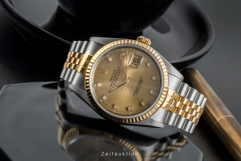 Rolex Datejust steel / gold automatic men's watch 16233 [2506583]