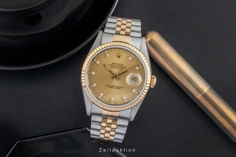 Rolex Datejust steel / gold automatic men's watch 16233 [2506583]