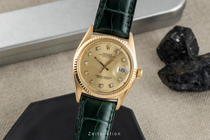 Rolex Datejust 18 ct gold automatic men's watch 1601 Vintage [2506631]