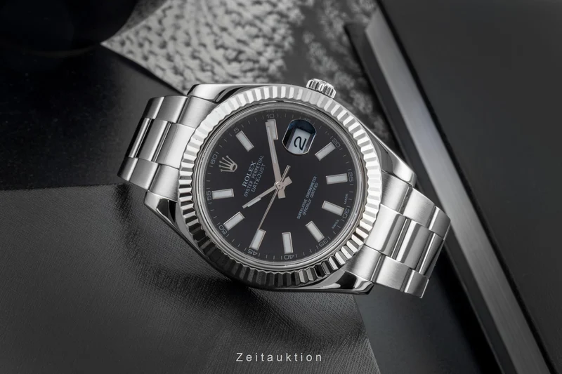 Rolex Datejust steel / white gold automatic men's watch 116334 [2506546]