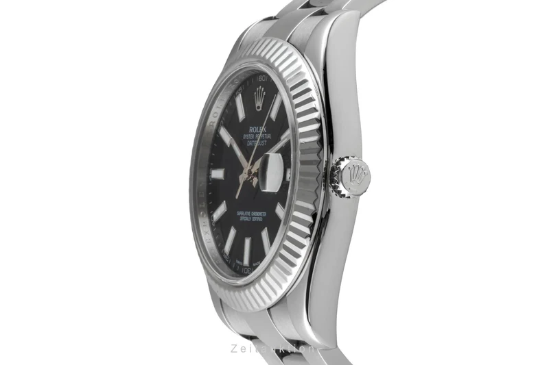 Rolex Datejust steel / white gold automatic men's watch 116334 [2506546]