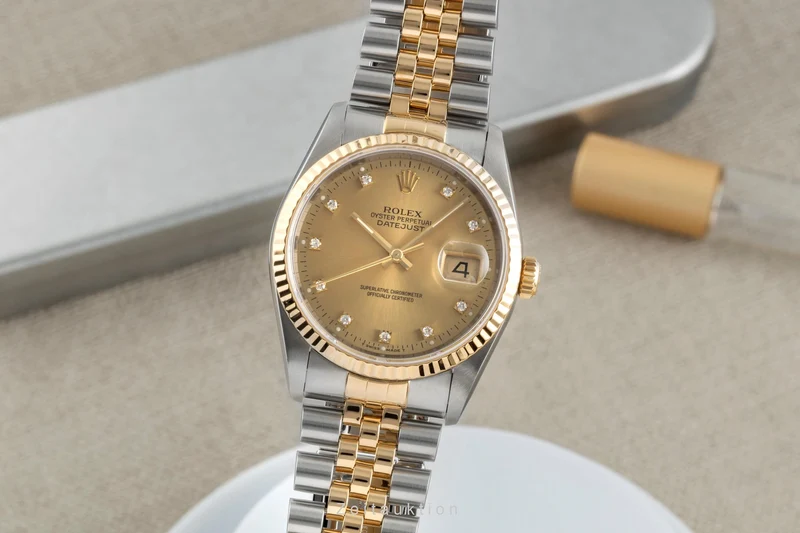 Rolex Datejust steel / gold automatic men's watch 16233 [2506586]