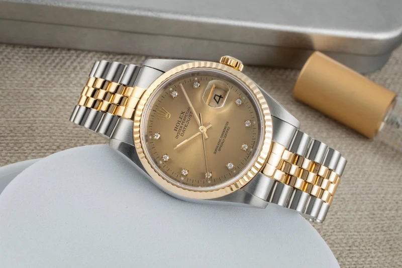 Rolex Datejust steel / gold automatic men's watch 16233 [2506586]