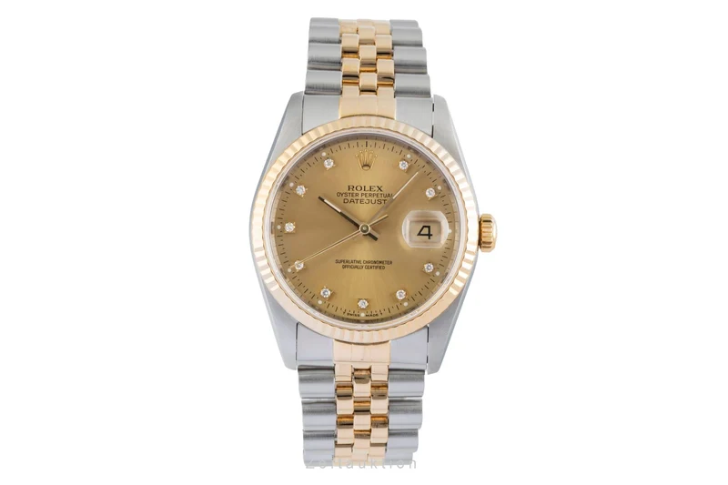 Rolex Datejust steel / gold automatic men's watch 16233 [2506586]