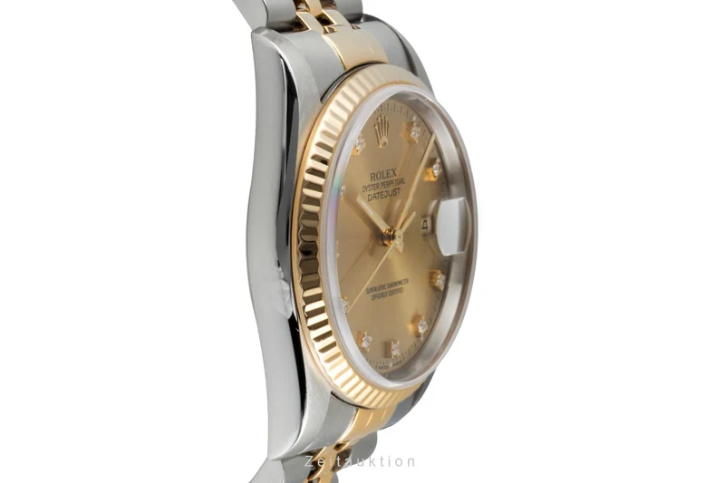 Rolex Datejust steel / gold automatic men's watch 16233 [2506586]