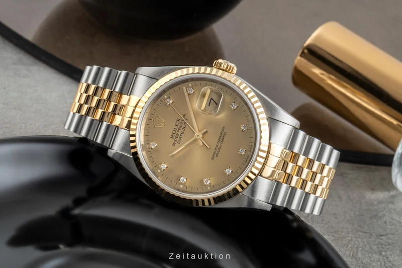 Rolex Datejust steel / gold automatic men's watch 16233 [2506582]