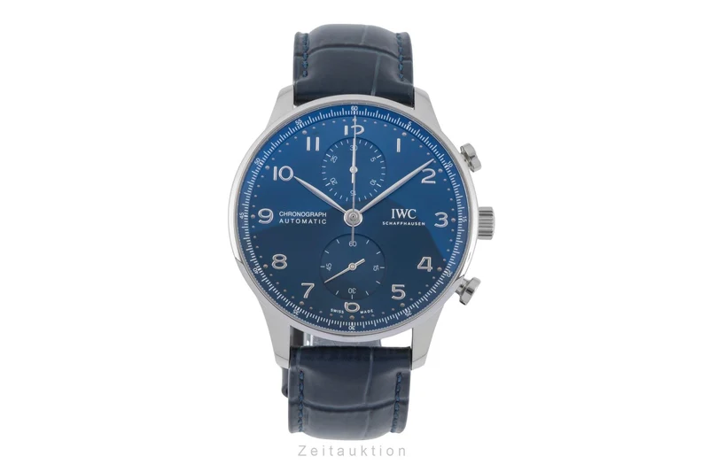 IWC Portugieser chronograph steel automatic men's watch IW371606 LP: 9100EUR [2506756]