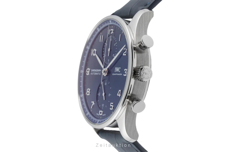 IWC Portugieser chronograph steel automatic men's watch IW371606 LP: 9100EUR [2506756]