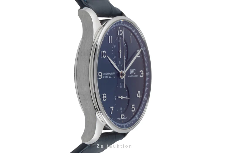 IWC Portugieser chronograph steel automatic men's watch IW371606 LP: 9100EUR [2506756]