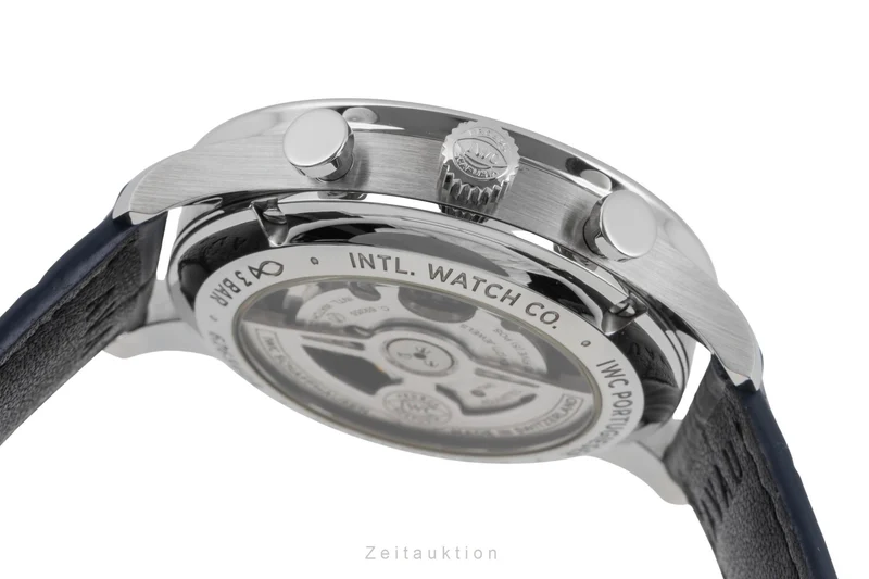 IWC Portugieser chronograph steel automatic men's watch IW371606 LP: 9100EUR [2506756]