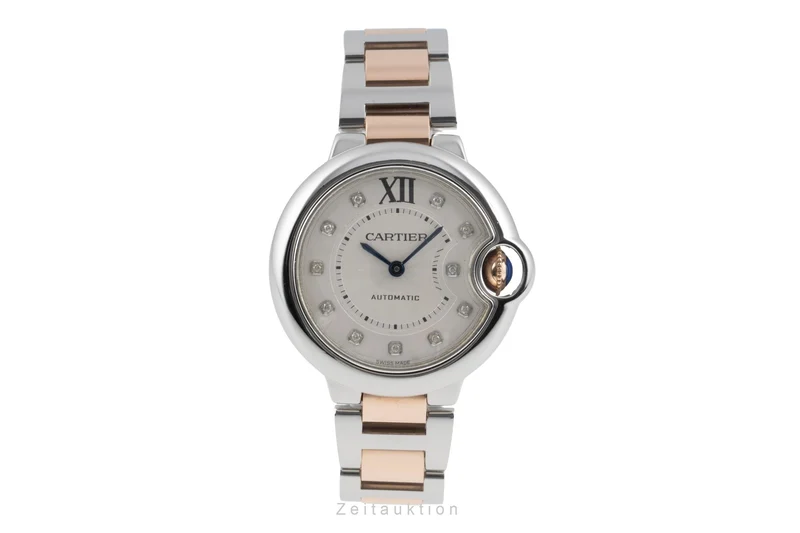 Cartier Ballon Bleu de Cartier steel / gold automatic women's watch WE902044 [2506108]