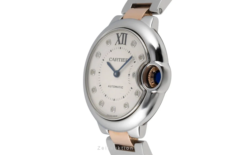 Cartier Ballon Bleu de Cartier steel / gold automatic women's watch WE902044 [2506108]
