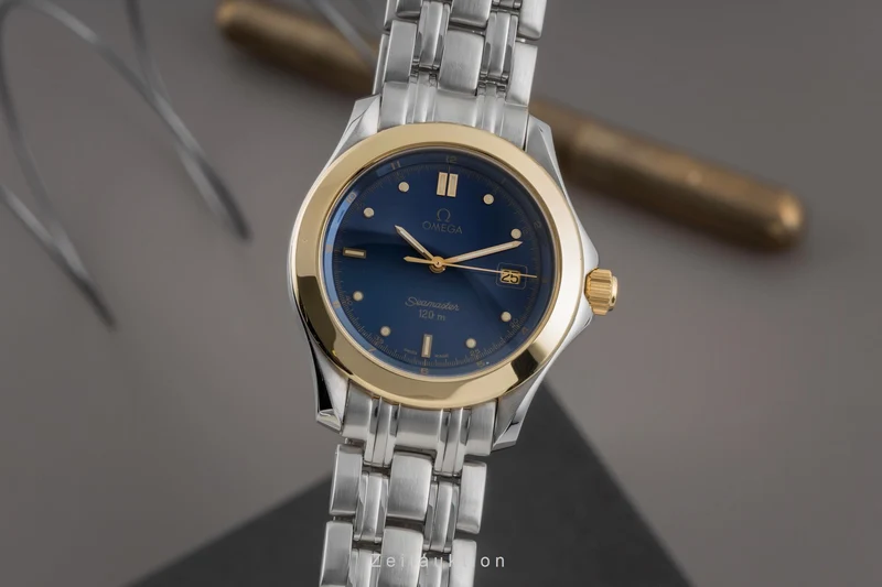 Omega Seamaster steel / gold quartz men's watch 2311.80.00 [2505834]
