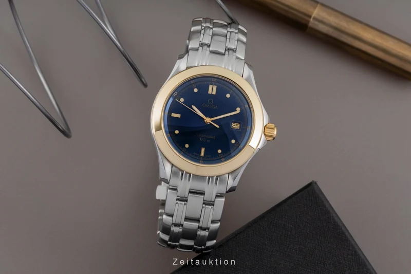 Omega Seamaster steel / gold quartz men's watch 2311.80.00 [2505834]