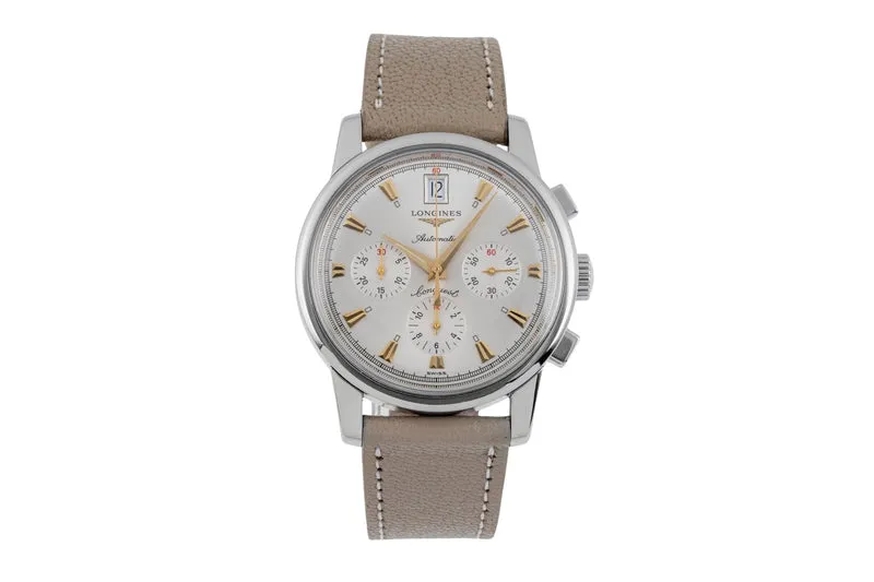 Longines Conquest Heritage chronograph steel automatic men's watch L1.641.4 [2506370]