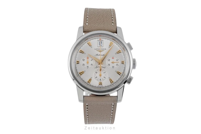 Longines Conquest Heritage chronograph steel automatic men's watch L1.641.4 [2506370]