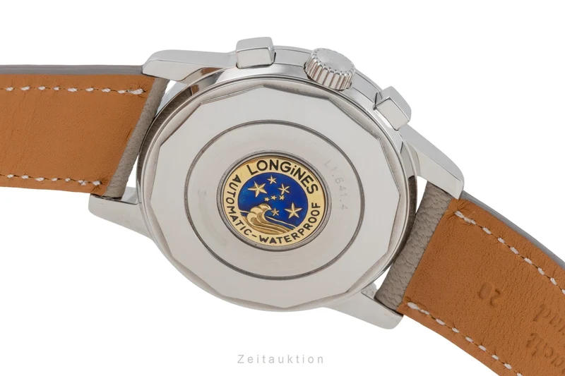 Longines Conquest Heritage chronograph steel automatic men's watch L1.641.4 [2506370]