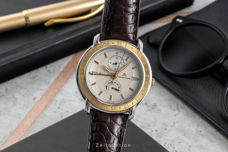 Maurice Lacroix Masterpiece steel / gold automatic men's watch 51670 Limited [2506437]