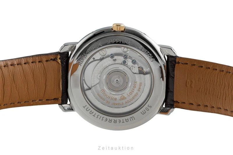 Maurice Lacroix Masterpiece steel / gold automatic men's watch 51670 Limited [2506437]