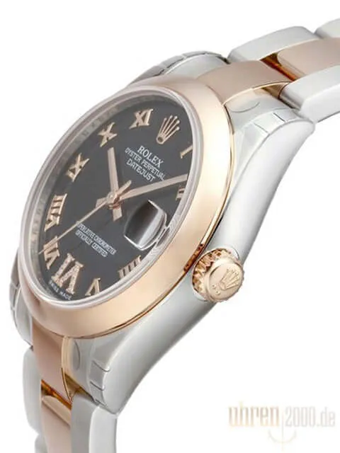 Rolex Datejust 31 Edelstahl Roségold 178241 Purple R DIA