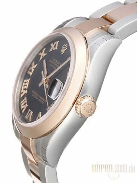 Rolex Datejust 31 Edelstahl Roségold 178241 Schwarz R