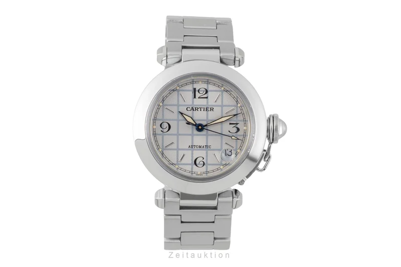 Cartier Pasha steel automatic men's watch W31023M7 [2505862]