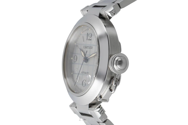 Cartier Pasha steel automatic men's watch W31023M7 [2505862]