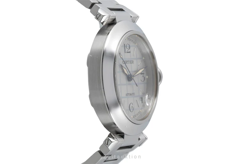 Cartier Pasha steel automatic men's watch W31023M7 [2505862]